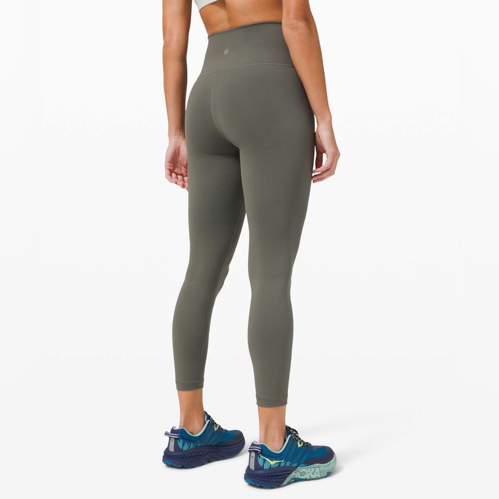 Lululemon Wunder Train High-Rise Tight 25" Grey Sage Size 10